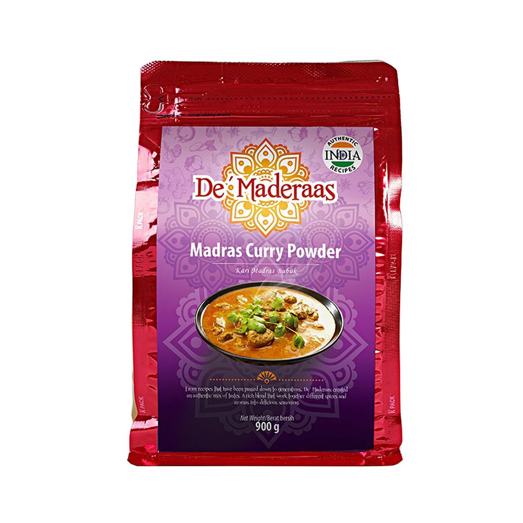 De Maderaas Madras Curry Powder Gram Shopee Indonesia