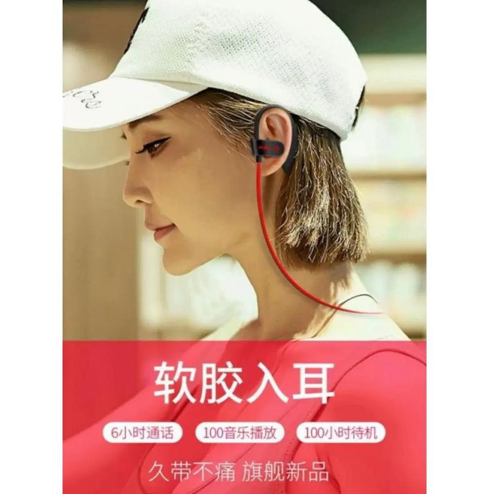 Headset Wireless Earphone Bluetooth Handsfree Sport Tanpa Kabel Cocok Samsung Oppo Xiaomi Vivo dll