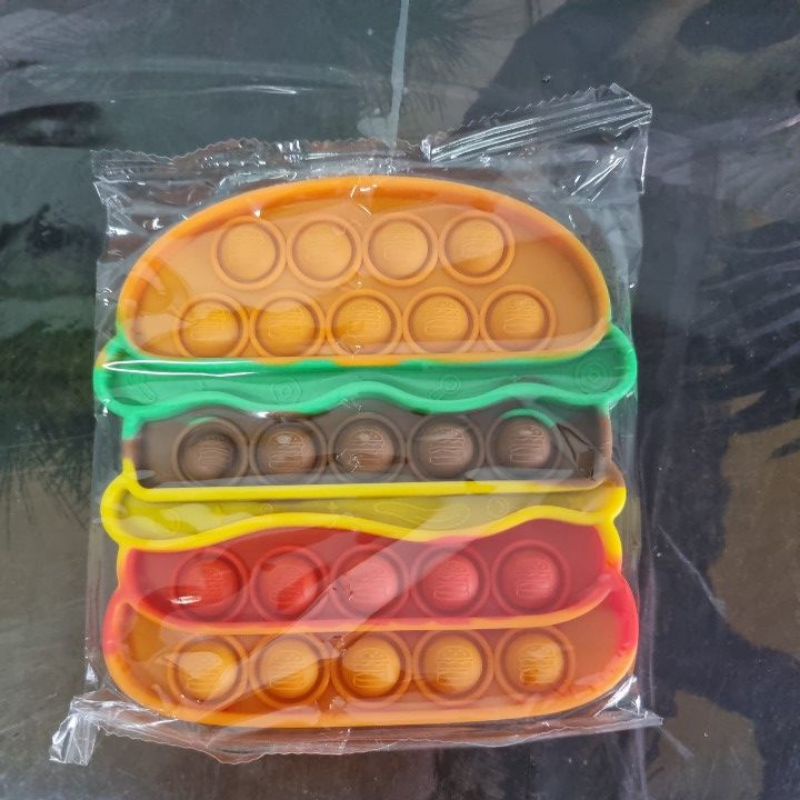 POP IT FIDGET TOY / POP IT PREMIUM ADA EMBOSSNYA / POP IT MURAH / POP IT FIDGET TOYS-Burger