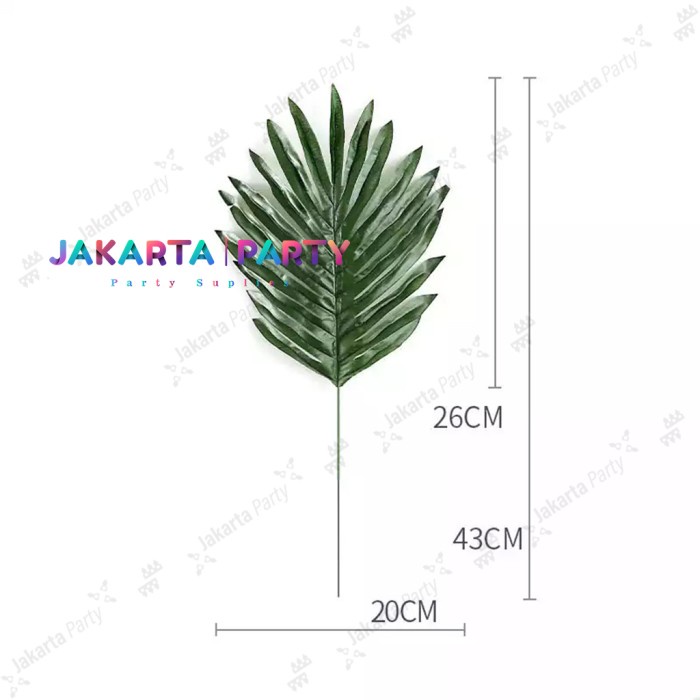 Daun Palem Pakis Lebar / Palm Leaf Artificial / Daun Artifisial / Daun