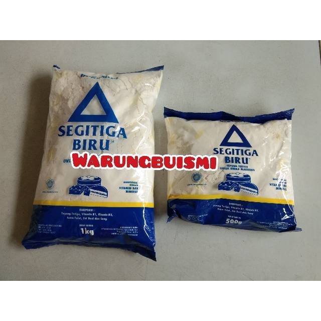 

PROMO || Tepung terigu segitiga biru 1kg/ Segitiga biru