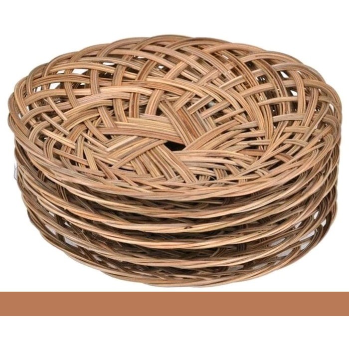 GROSIR Piring Lidi - Piring Makan Anyaman Lidi - Souvenir Piring Lidi