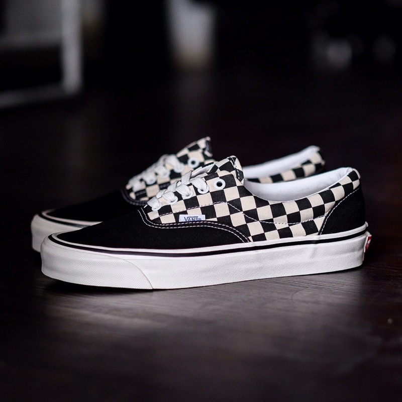 Vans Era DX Anaheim Factory Checkerboard Black White