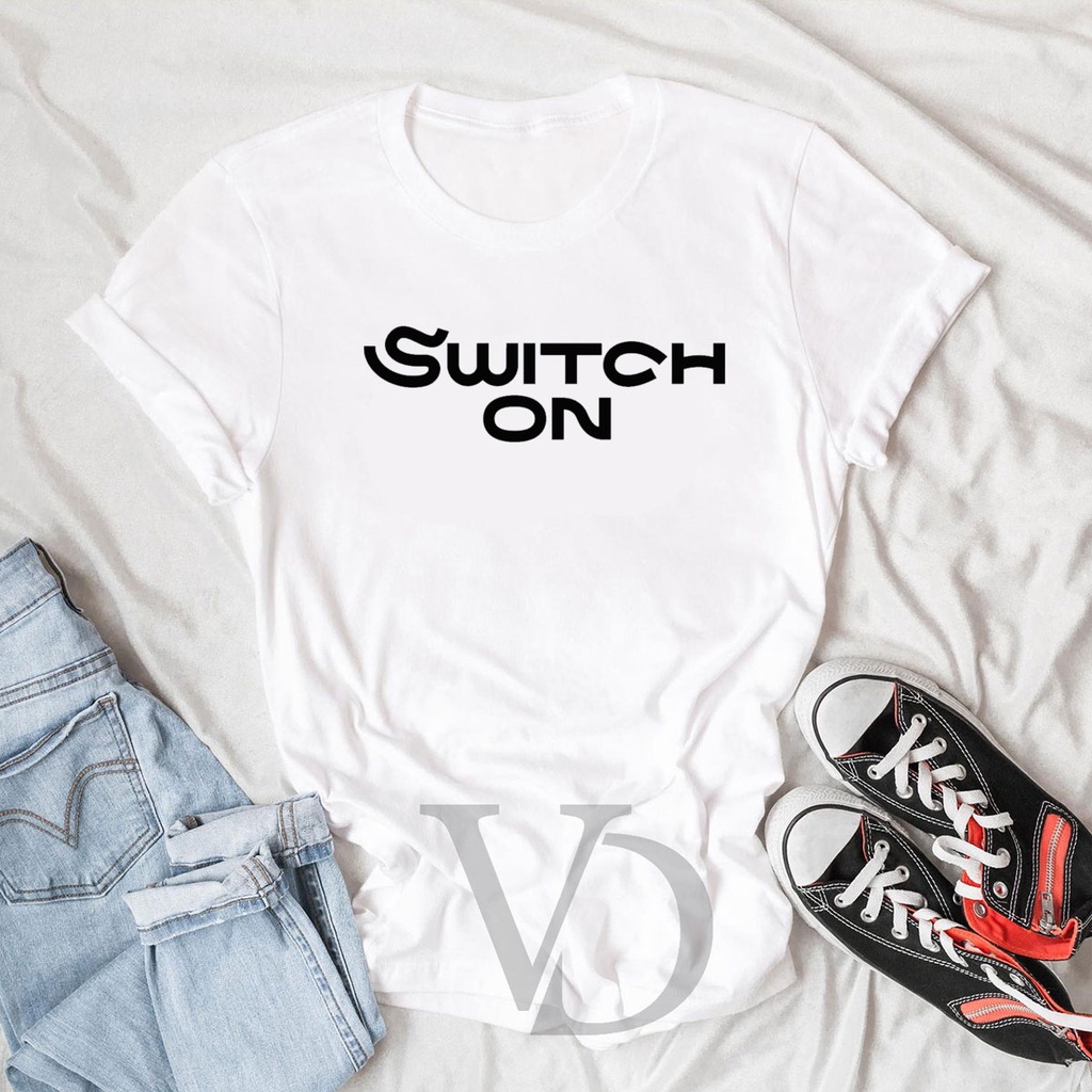 Baju Kaos SWITCH ON ASTRO / tshirt Oversize / kaos jumbo