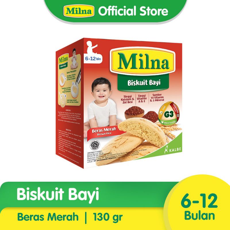 Milna Biskuit Bayi 130gr