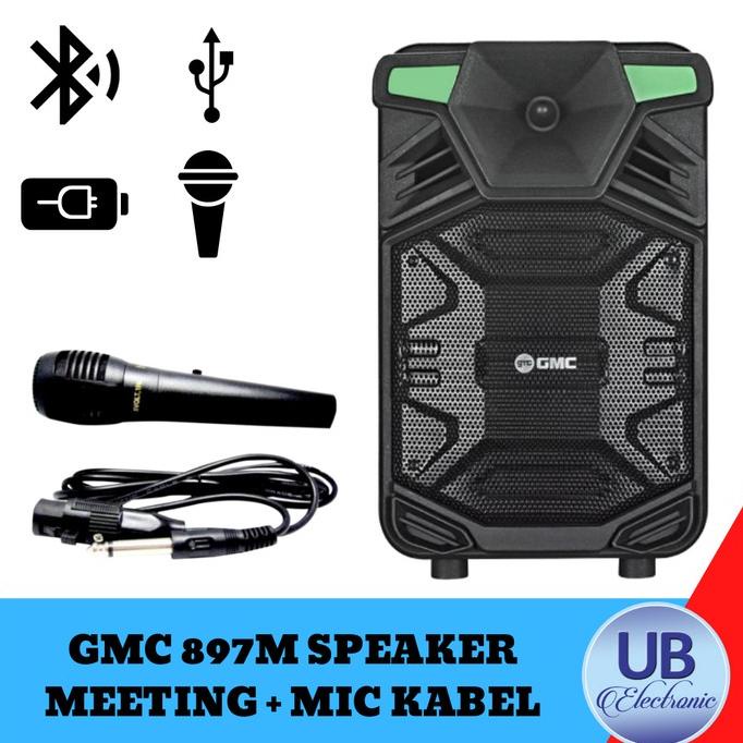 [[BISA COD]] SPEAKER BLUETOOTH KARAOKE GMC-897M BT bonus mic / SPEAKER BLUETOOTH GMC-897M BT