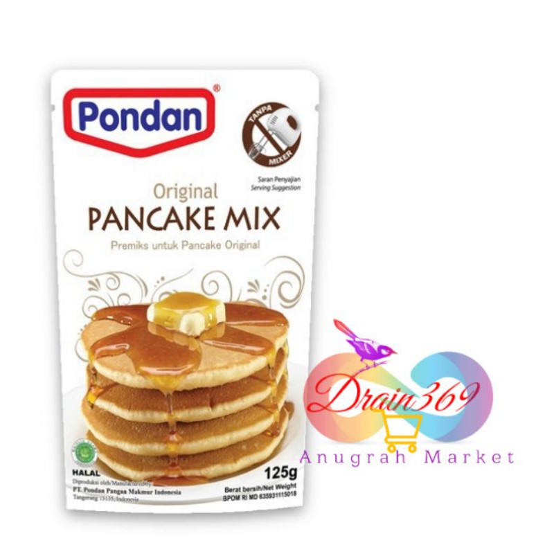 

Pondan Pancake Mix Original 125gr