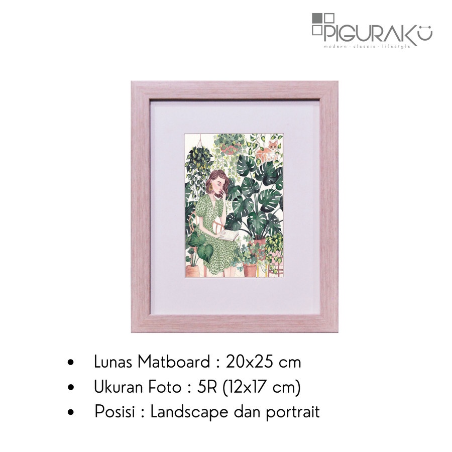 Bingkai Foto Matboard 10R - Pigura Foto Minimalis Matboard