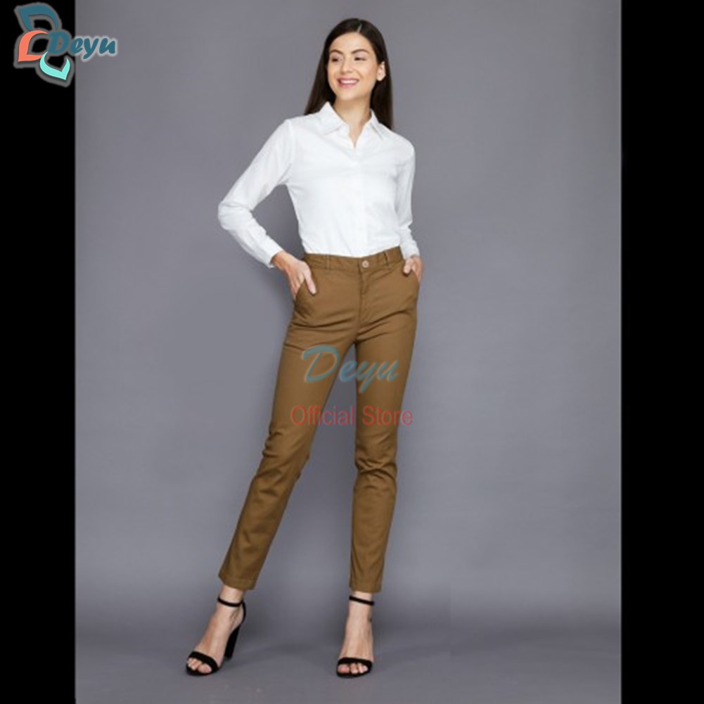 Kemeja Wanita Polos Pretty Woman Basic Streach Original Madame Sexy-PUTIH