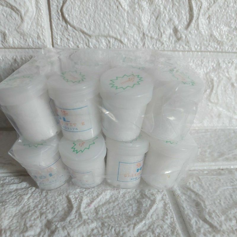 cream hdl putih/malam dsn kuning siang