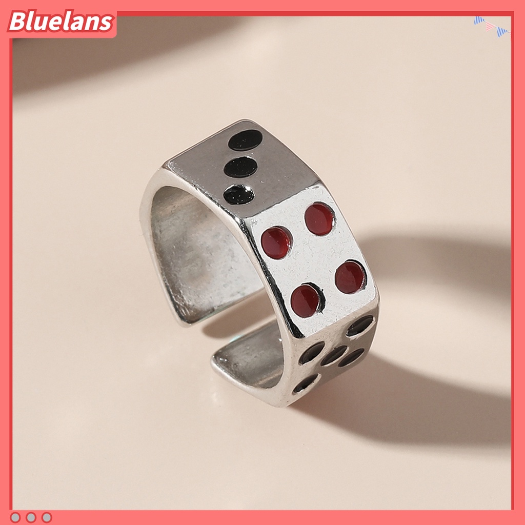 Cincin Model Terbuka Bahan Alloy Warna Silver Dapat Disesuaikan Untuk Unisex