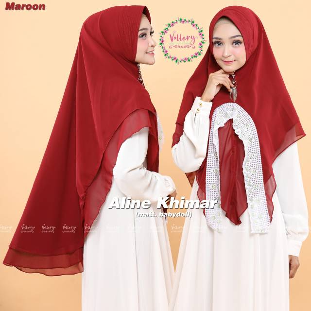 [ORIGINAL VALLERY] Jilbab Khimar Vallery Aline