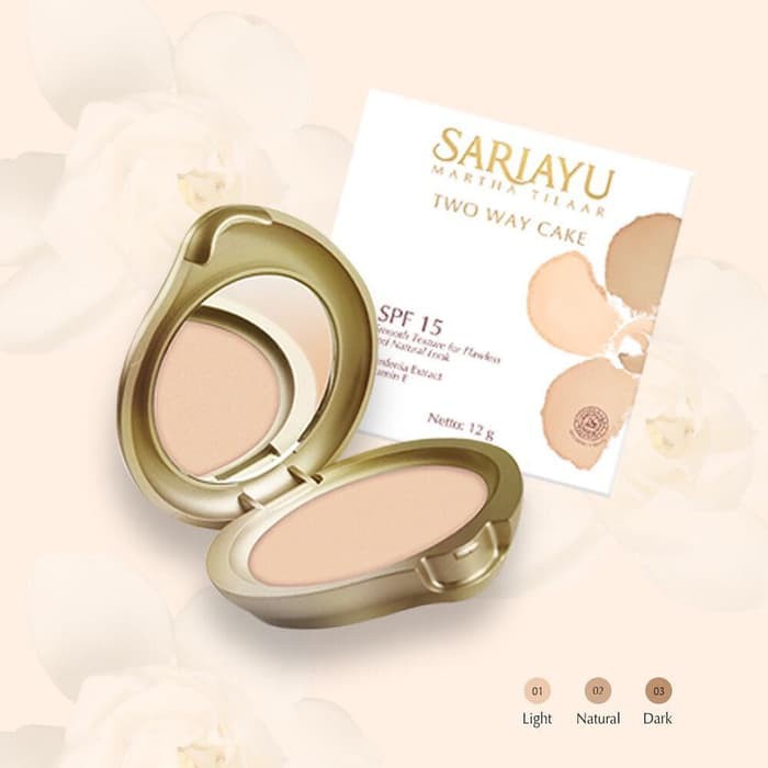 Sariayu Martha Tilaar Two Way Cake Gold Spf15