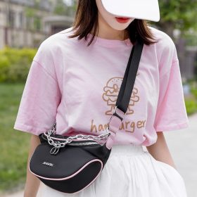 BJ81612 - BLACK/PINK/PURPLE - TAS SLINGBAG WAISTBAG IMPORT TAS WANITA FASHION IMPORT MODIS ELEGAN TERMURAH TERLARIS TERBARU BAGSTORE JAKARTA TAS BATAM GT1612