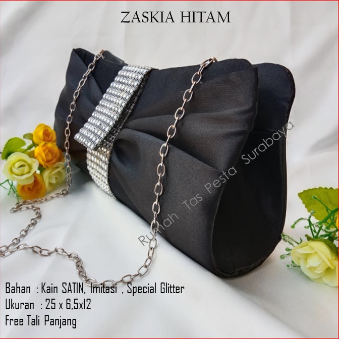 Tas Home Made ,Tas Pesta,Tas Kecil,ZASKIA HITAM