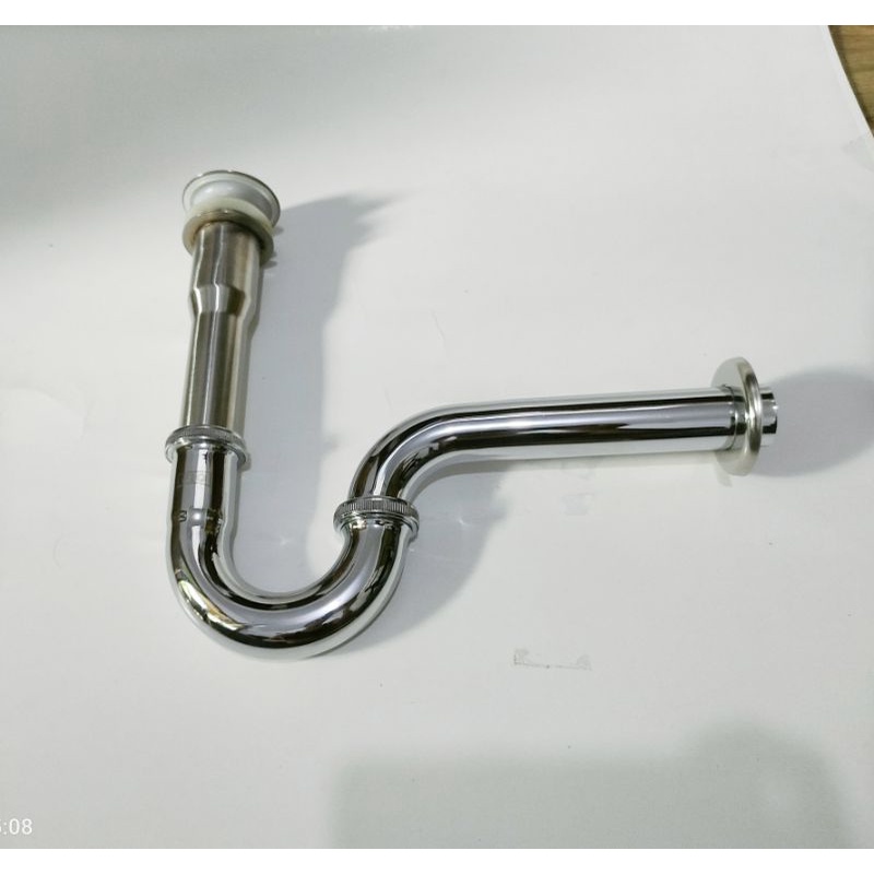 sifon leher angsa wastafel/sifon wastafel stainless steel