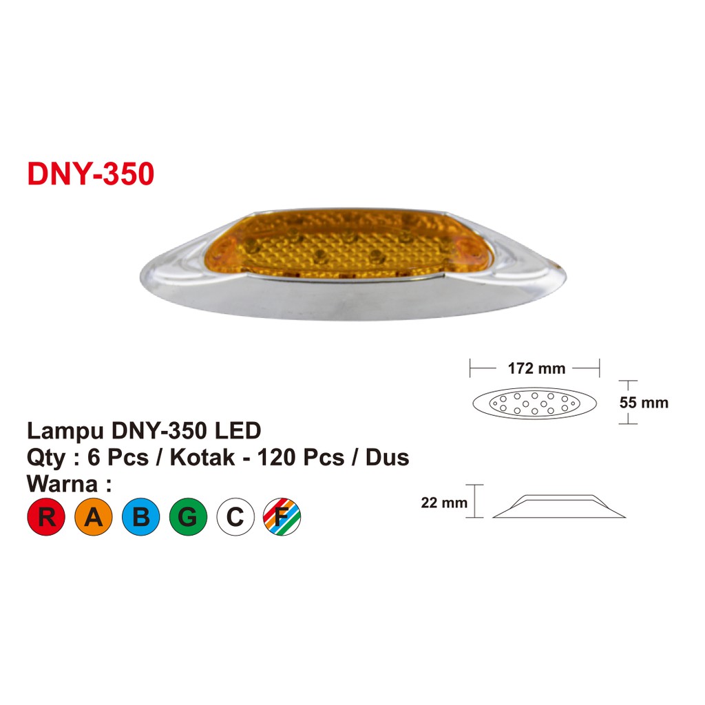 DNY 350 Lampu LED Aksesoris DNY-350