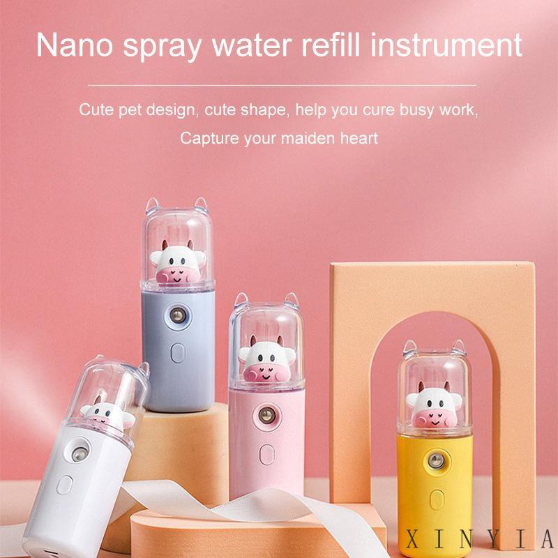 Xia.id Alat Spray Steamer Pelembab Wajah Portable Genggam Tangan 30ml