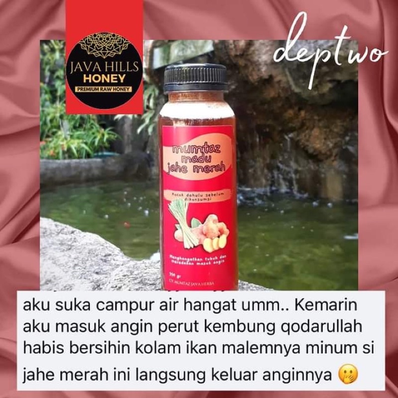 

madu herbal jahe merah 350gr