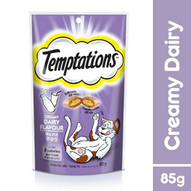 TEMPTATIONS CAT SNACK CREAMY DAIRY 85gr