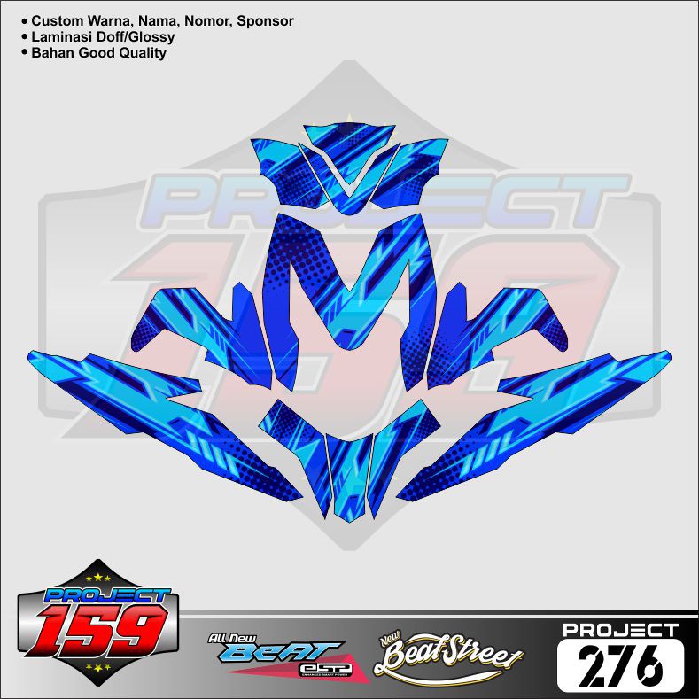 Stiker Motor Beat eSP Beat Street 2017 - P-276 Airbrush Livery