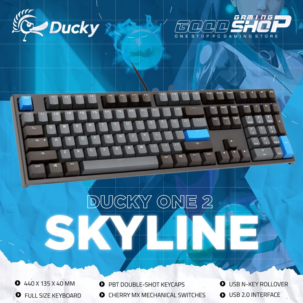 Ducky One 2 Skyline - Gaming Keyboard