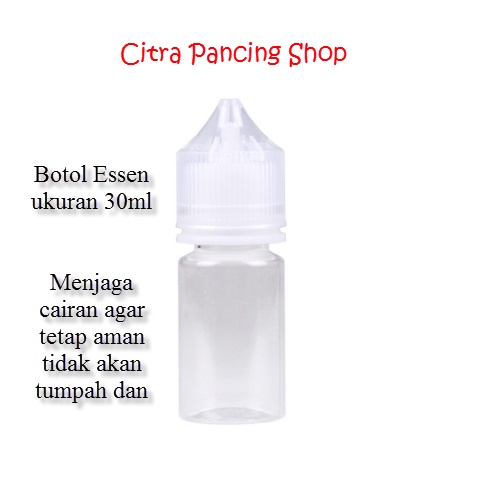 Botol essen kosong Chubby 30ml - Botol essen kosong untuk Oplosan