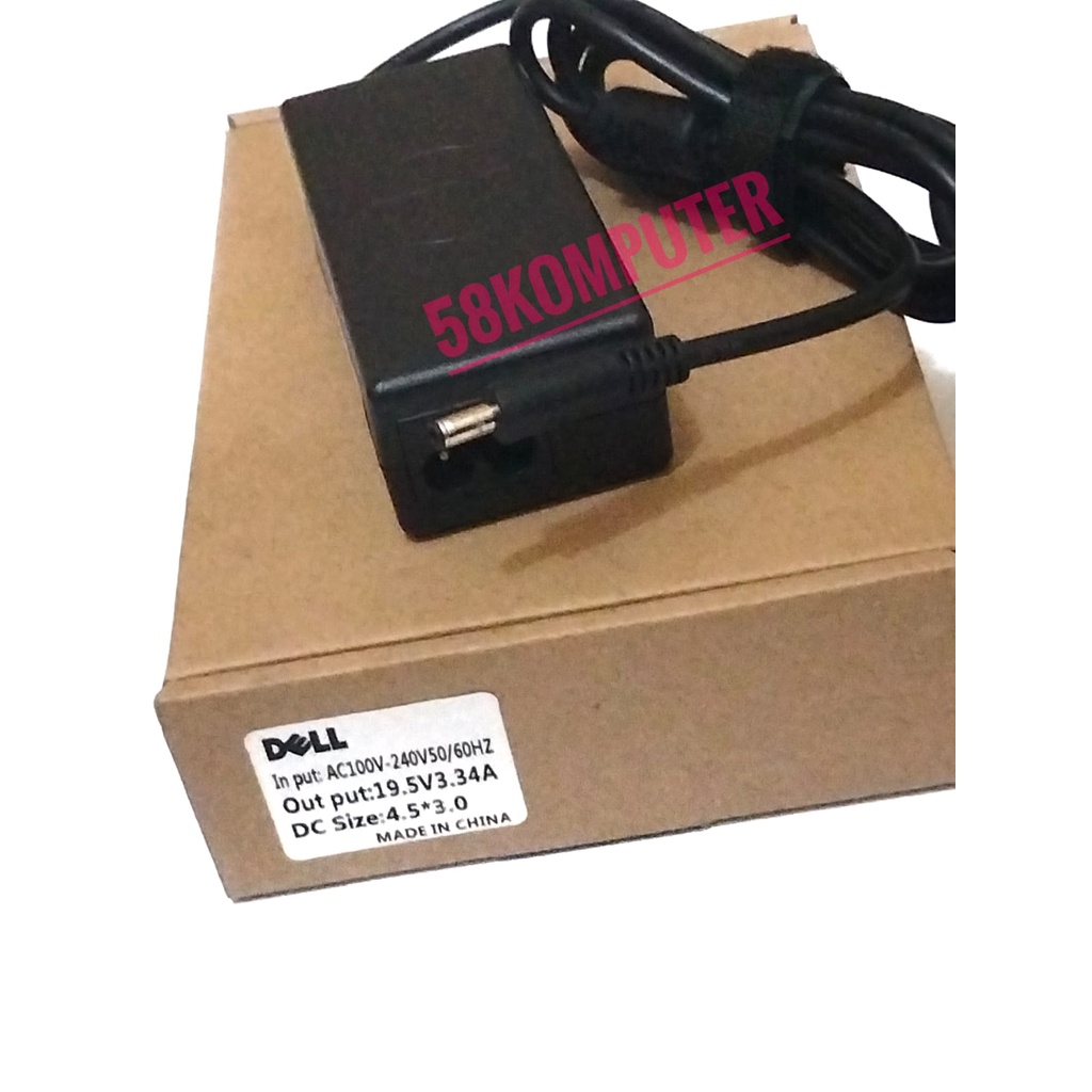 Charger Laptop Dell Inspiron 3558 3181 5100 5535 5555 5558 5559 5567 XPS 9350 9360 la65ns2-01 19.5V 3.34A 65W