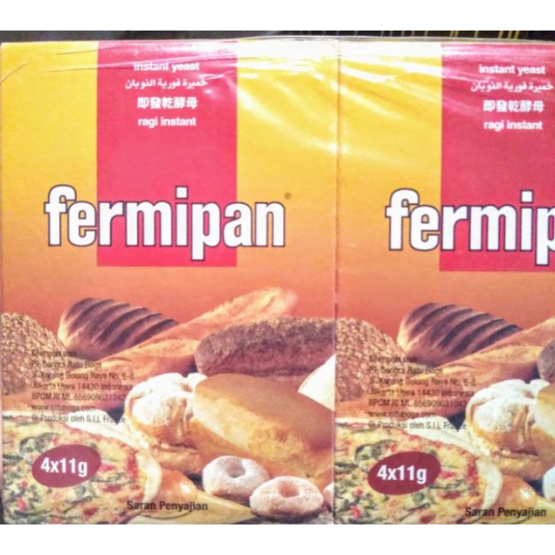 

Fermipan sachet ragi instant 4x11gr