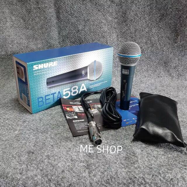 MIC KARAOKE SHURE BETA58 MICROPHONE VOCAL SHURE BETA58