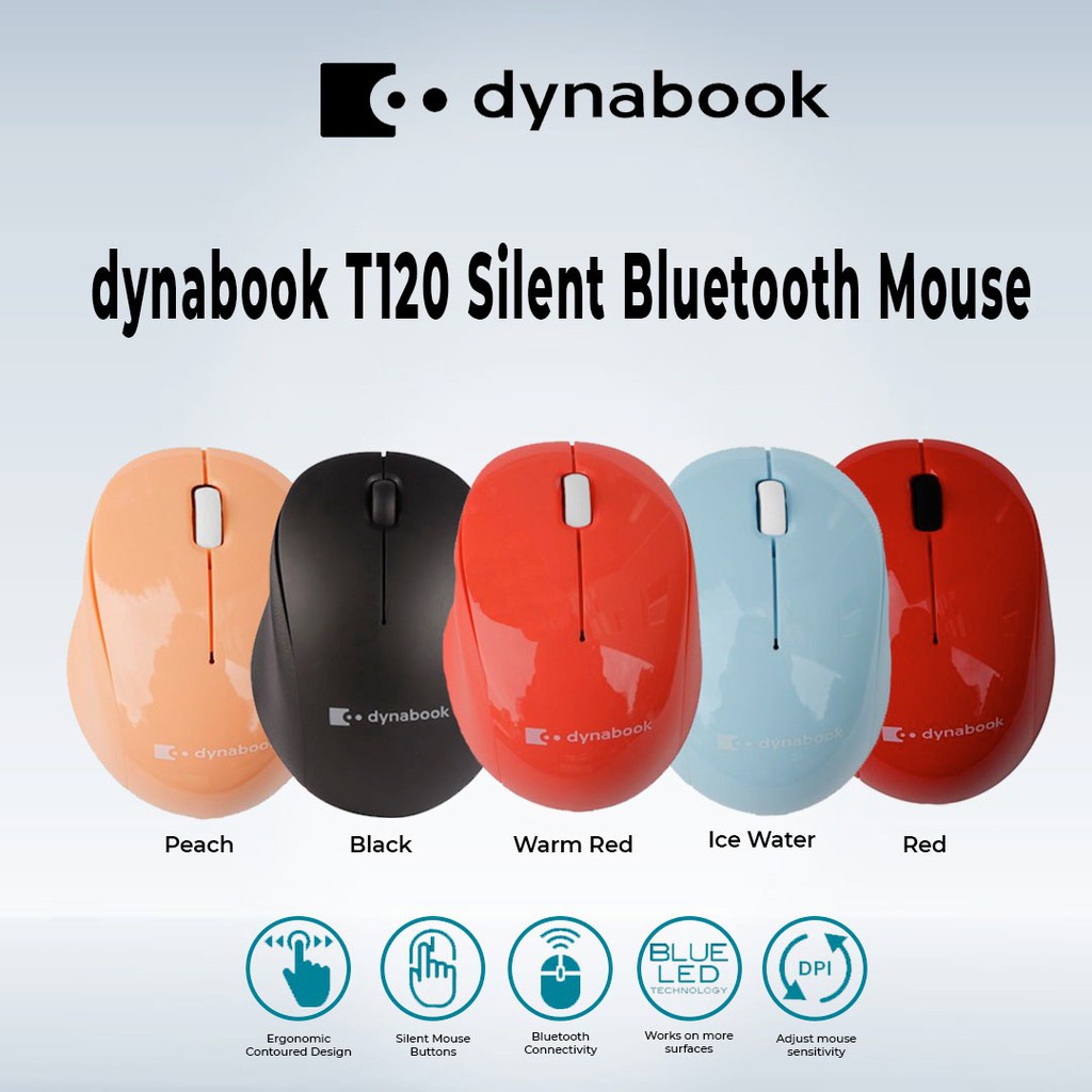 Mouse Dynabook T120 Silent Bluetooth 1600DPI - Dynabook T 120 Mouse