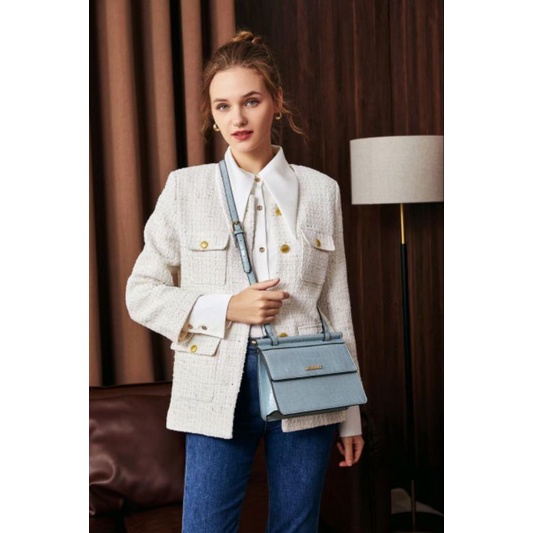 Tas Selempang Jimshoney Jh Raisa Bag Original Jims Honey - Tas Wanita Import Croco Slingbag Fashion Mini Tas Pesta