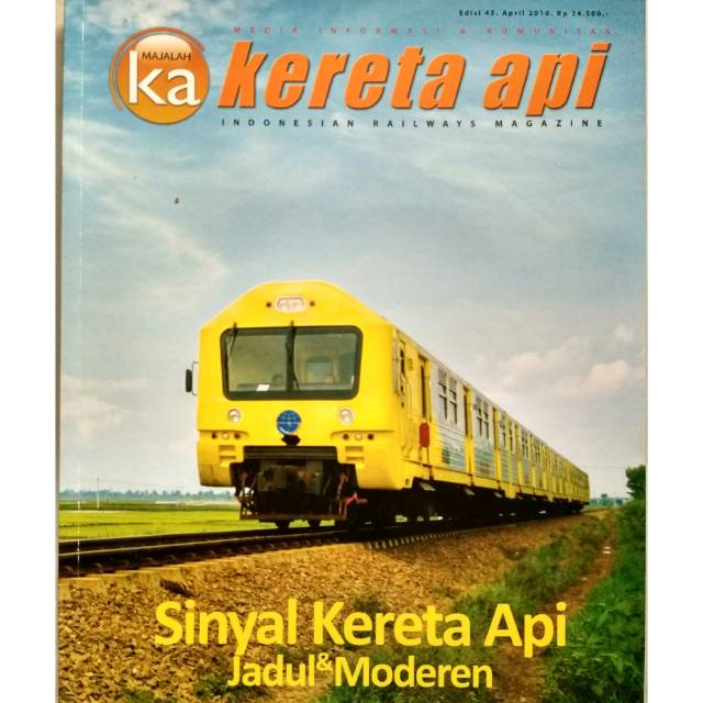 Majalah Kereta Api Edisi Semester I tahun 2010