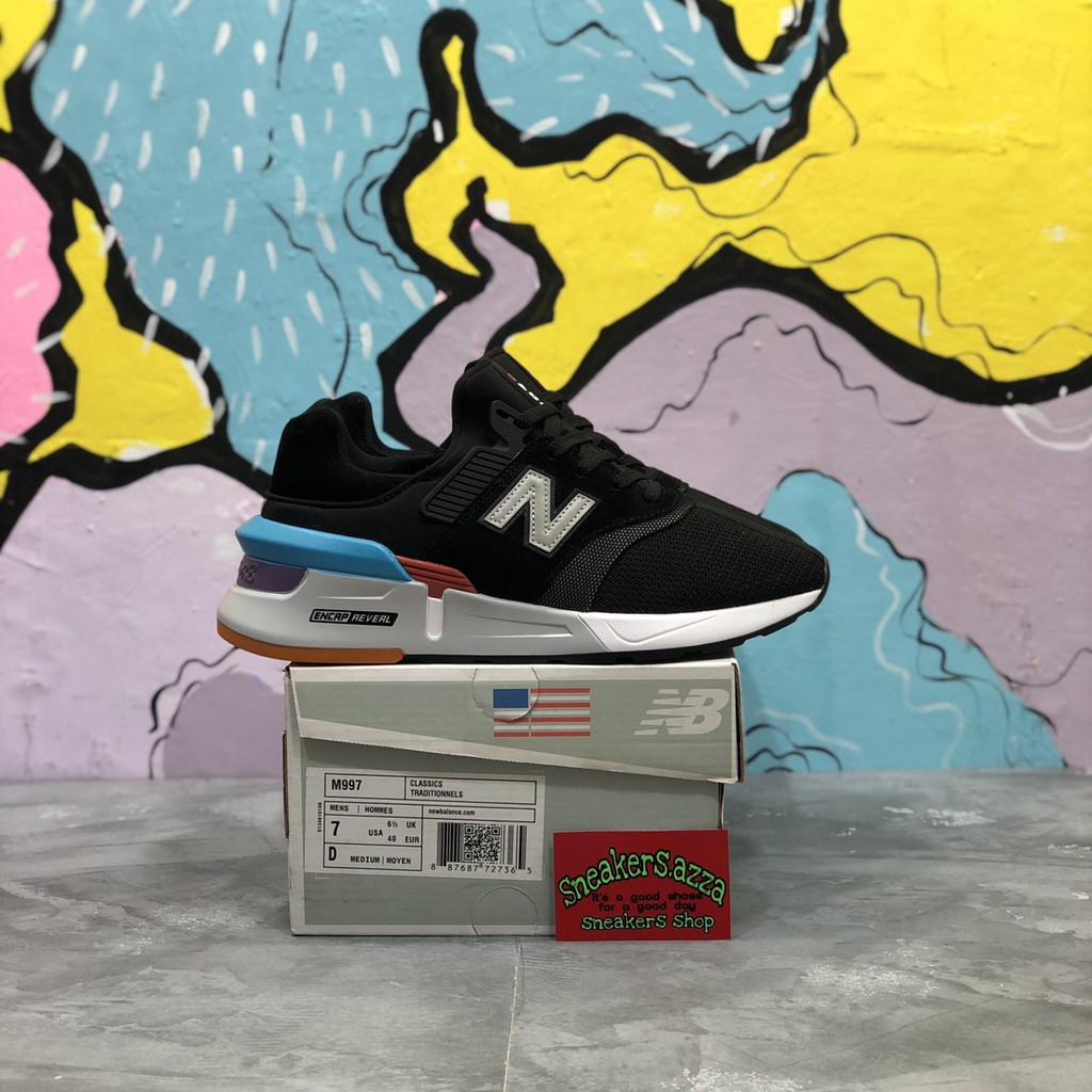 sepatu New Balance 997s black blue