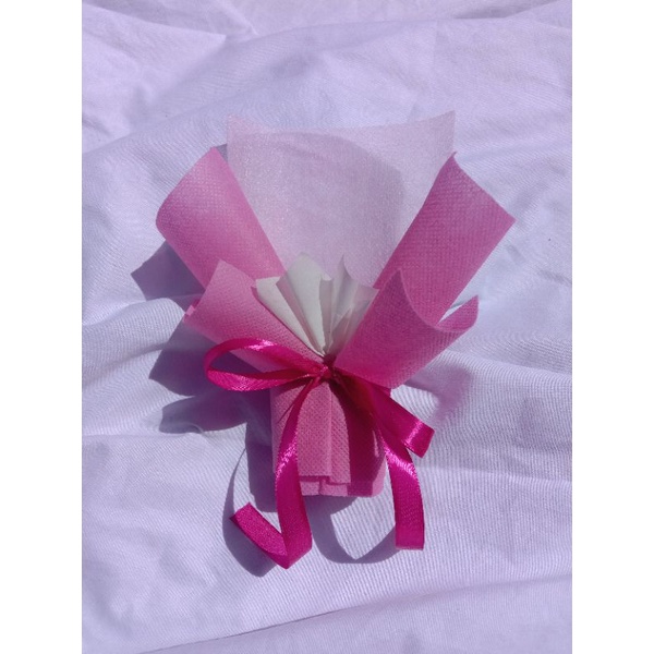 Bucket Bunga Pipe Cleaner Buket Kawat Bulu Mini Flower Bouquet Uang Mini buket mini buket angpau amplop lebaran buket THR
