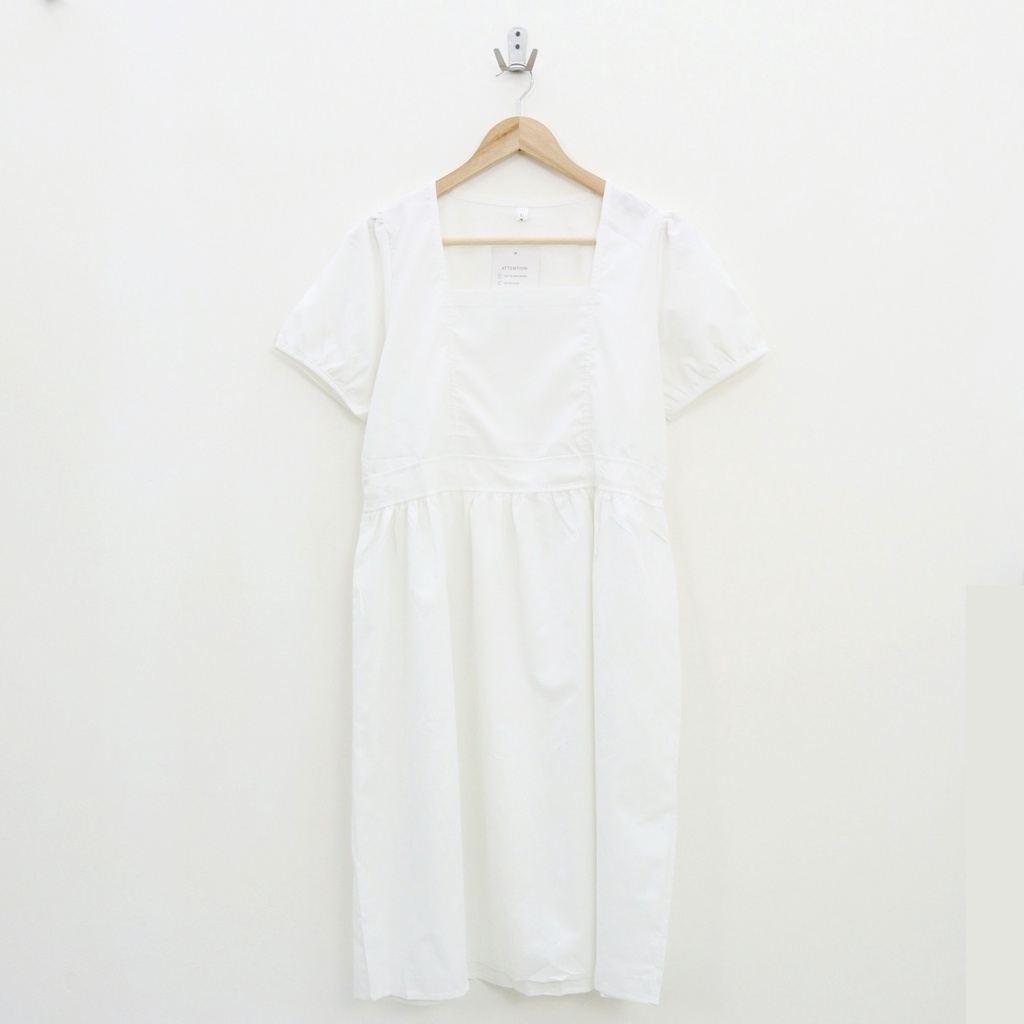 Leebi white dress -Thejanclothes