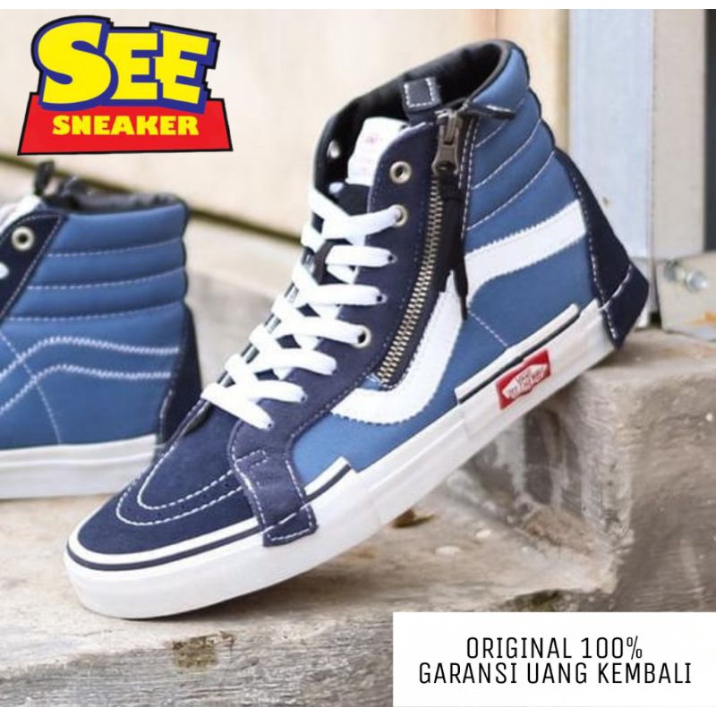Vans Sk8-High Cut and Paste Navy