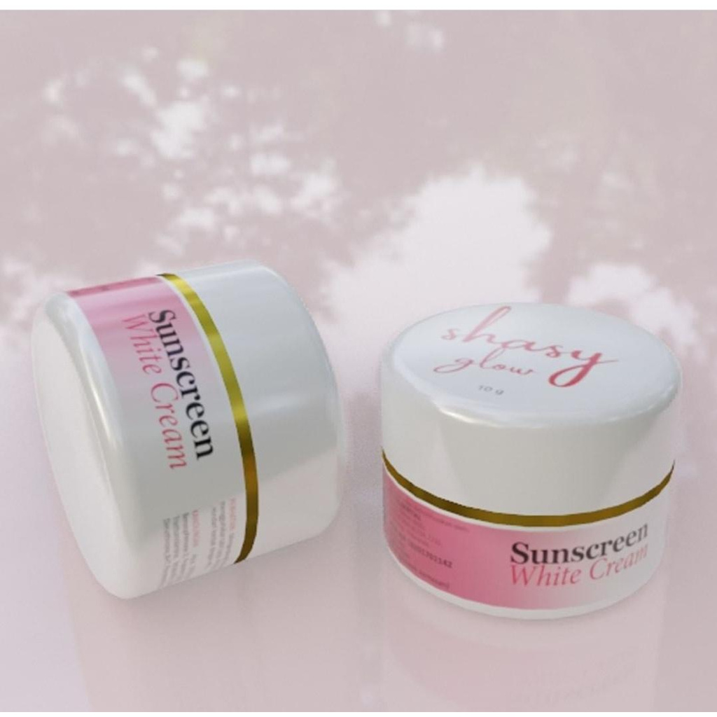 SHASY GLOW SUNSCREEN WHITE CREAM REG BPOM