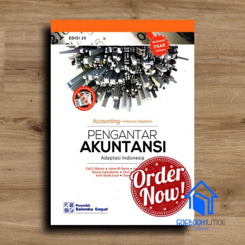 Jual Pengantar Akuntansi Adaptasi Indonesia Berbasis PSAK Terbaru Edisi ...