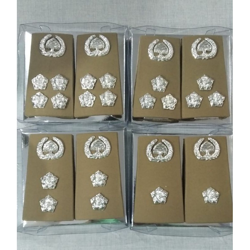 PANGKAT PNS LAMPUNG GOL 3A,3B,3C,3D POLOS ( melati kecil)