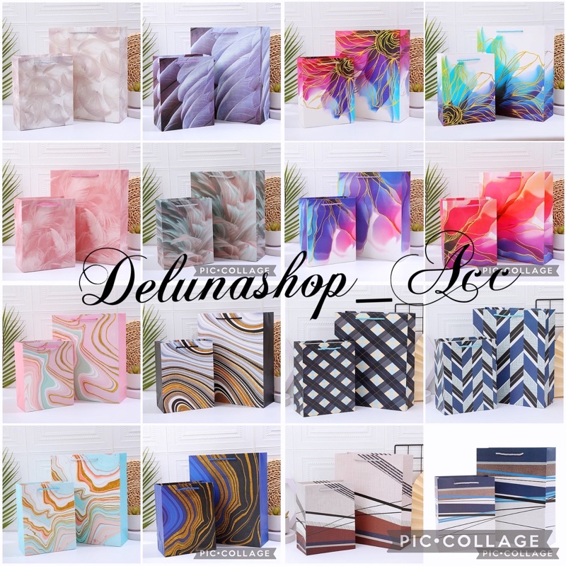 

[Delunashop]DL1161S Paper Bag besar dan jumbo Paper Bag bunga tas kertas baju tas ulang tahun souvenir pembungkus kado paper bag jumbo XXXXL XXXL XXL XL