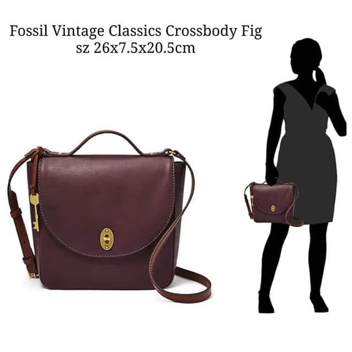 FOSSIL Vintage Crossbody Fig Original