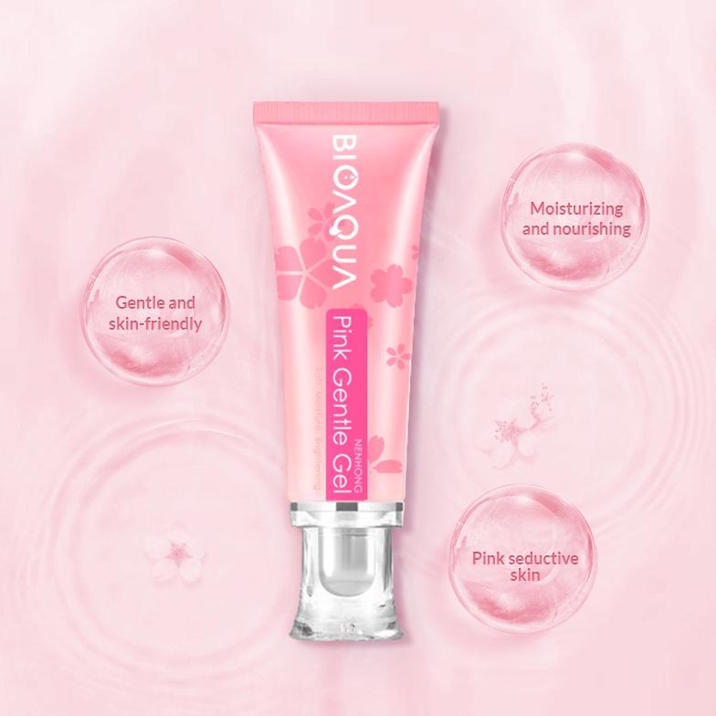 BpomBioaqua Nenhong Cream 30G Warm Gentle Pink Nenhong Lip Serum Pemerah Bibir