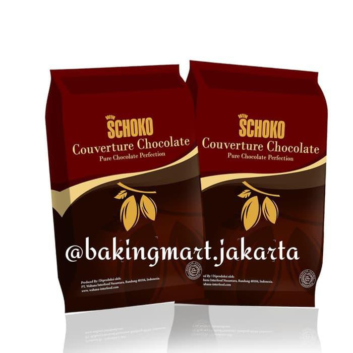 

PROMO - SCHOKO DARK CHOCOLATE COUVERTURE 56% BLOK / PACKING 1 KG