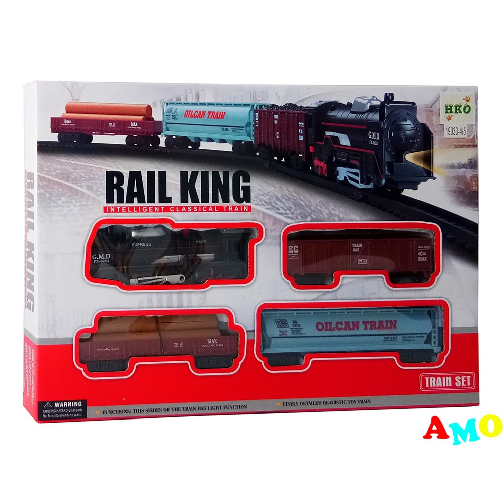  MAINAN  ANAK  KERETA  API  RAIL KING 19033 7 MAINAN  ANAK  