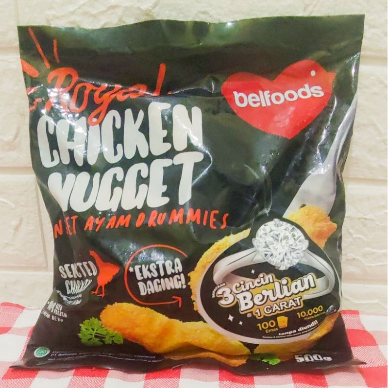 

Chicken Nugget Drummies Belfoods Royal 500gr