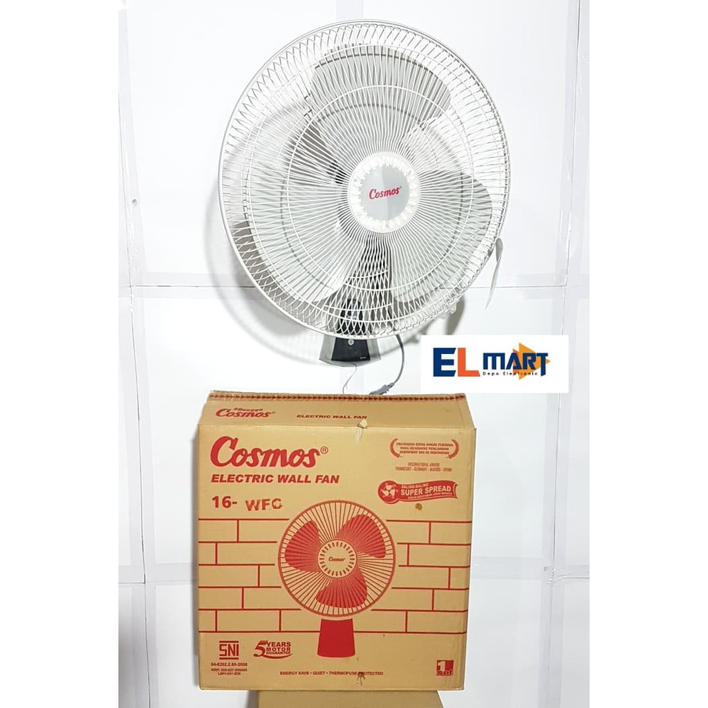 Kipas Angin Dinding Tembok 16 inch Cosmos 16 WFC - 16WFC 1 Tali Wall Fan Cosmos 16&quot;