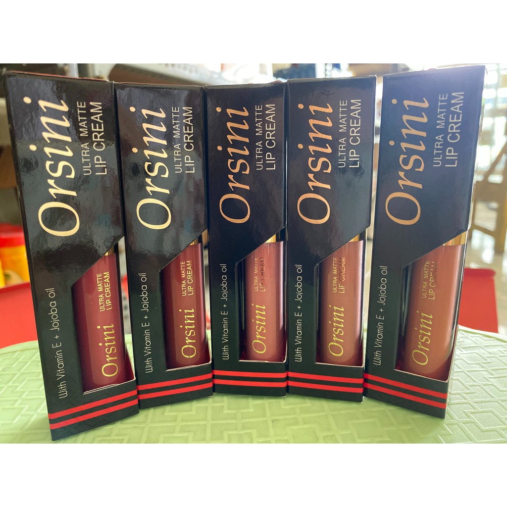 Orsini Lipcream Ultra Matte with Vitamin E + Jojoba Oil