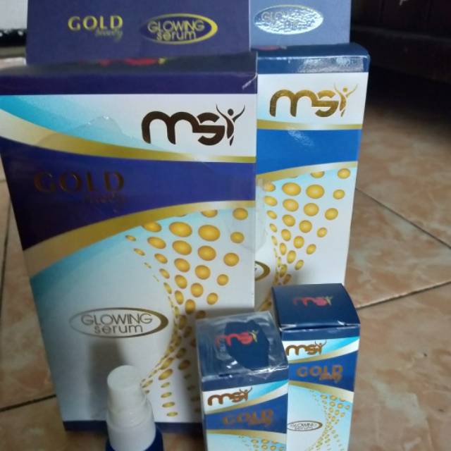 Glowing serum msi
