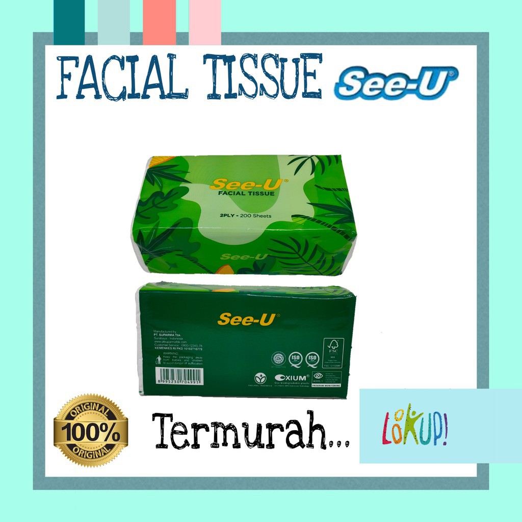 FACIAL TISSUE / TISU WAJAH 250'S TESSA-SEE-U~200